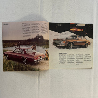 1979 Buick Car Sales Brochure Catalog Skyhawk Skylark