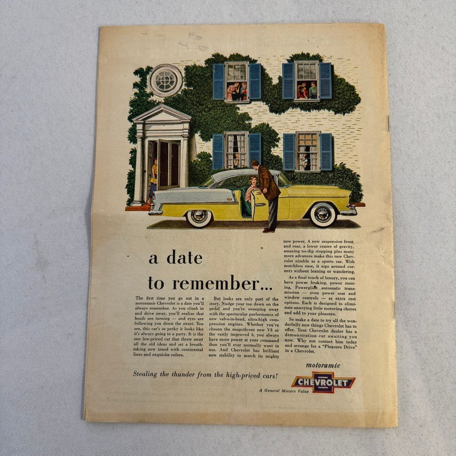 1955 Canadian Motorist Magazine General Motors Parade of Progress Futureliner +