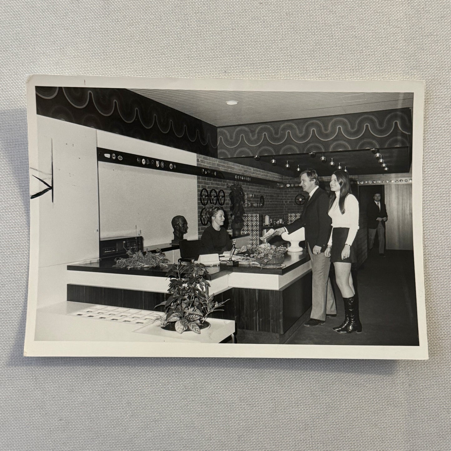 Vintage Porsche Dealership Accessories Display Photo Photograph