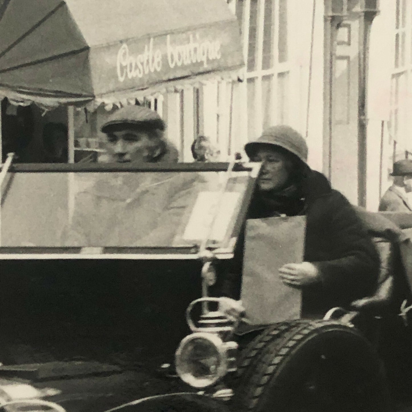 Vintage Press Photo Antique Car Rally Rallye Run Photograph Print Veteran Car 