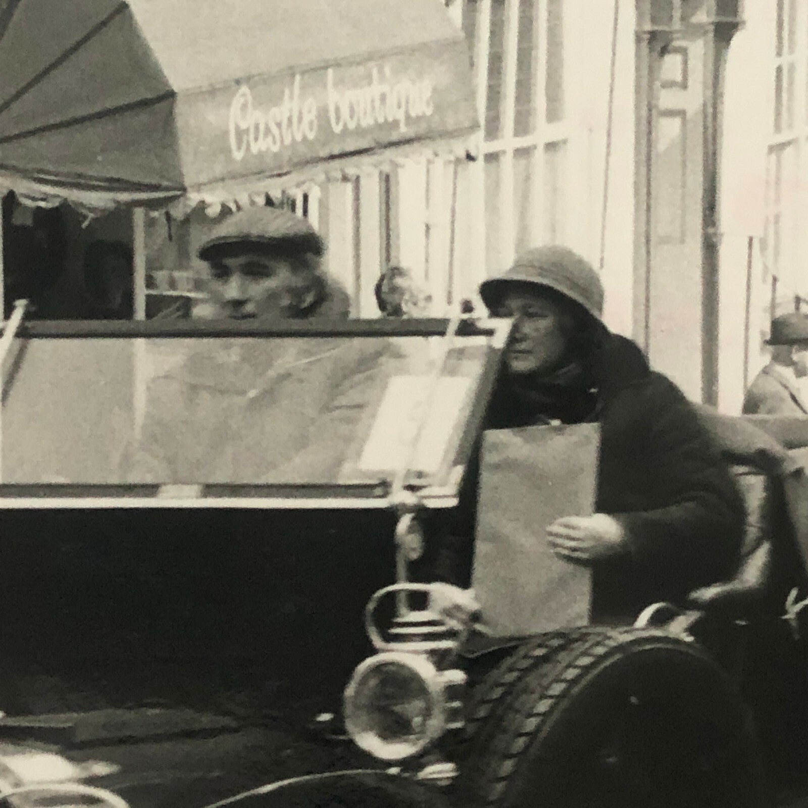 Vintage Press Photo Antique Car Rally Rallye Run Photograph Print Veteran Car 