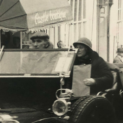 Vintage Press Photo Antique Car Rally Rallye Run Photograph Print Veteran Car 