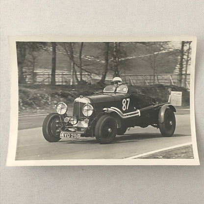 Vintage Racing Car Photo Photograph Print - Lagonda Automobile ? 