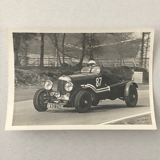 Vintage Racing Car Photo Photograph Print - Lagonda Automobile ? 