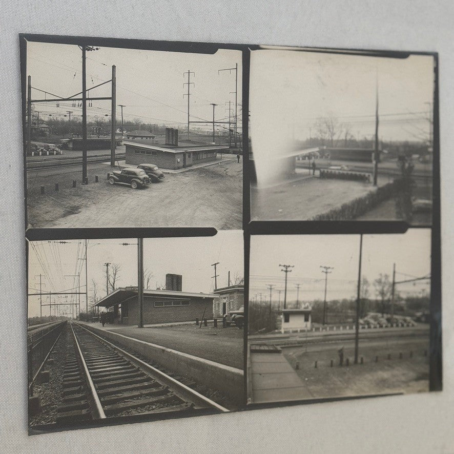 Vintage Pennsylvania Railroad Photo Contact Sheet Photograph Al Paul Lefton