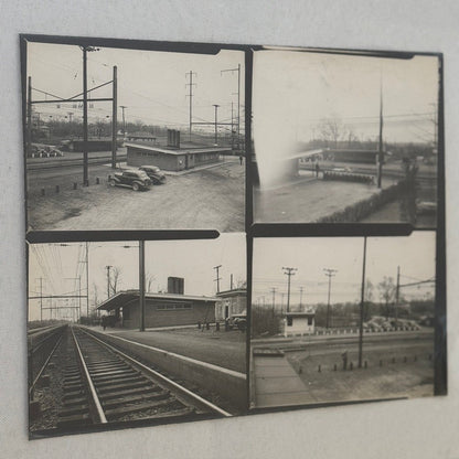 Vintage Pennsylvania Railroad Photo Contact Sheet Photograph Al Paul Lefton