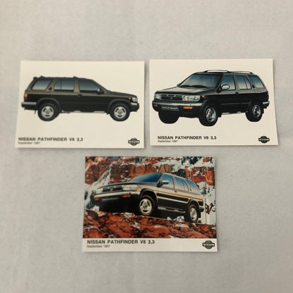 Nissan Pathfinder V6 SUV Factory Press Photo Photograph Print Lot 3x 1997