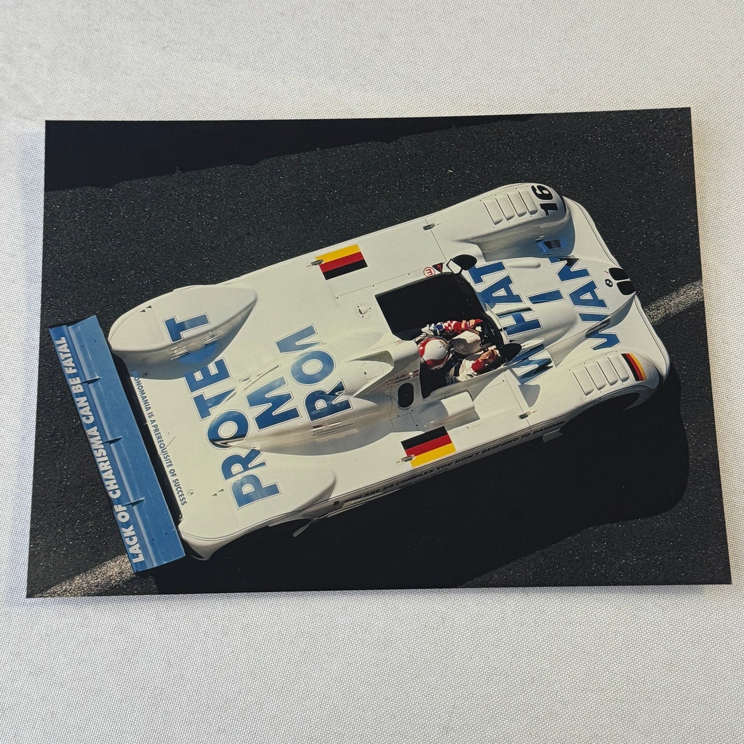 1999 BMW V12 LMR LeMans Racing Press Kit Brochure Photos GERMAN Jenny Holzer Art