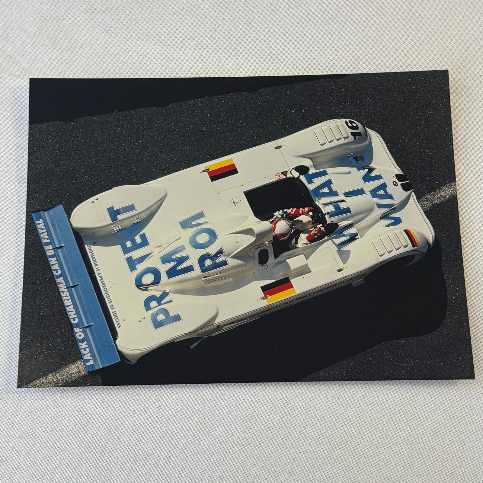 1999 BMW V12 LMR LeMans Racing Press Kit Brochure Photos GERMAN Jenny Holzer Art