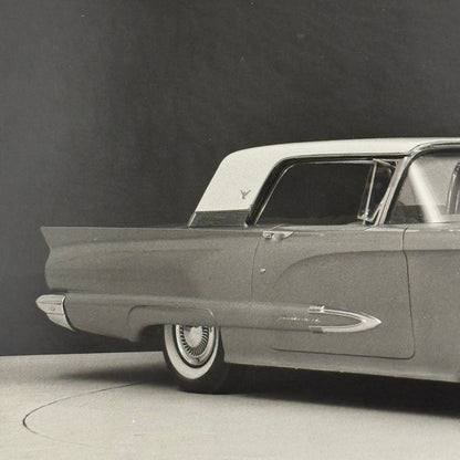 Vintage 1959 Ford Thunderbird Car Automobile Photo Photograph Modern Print