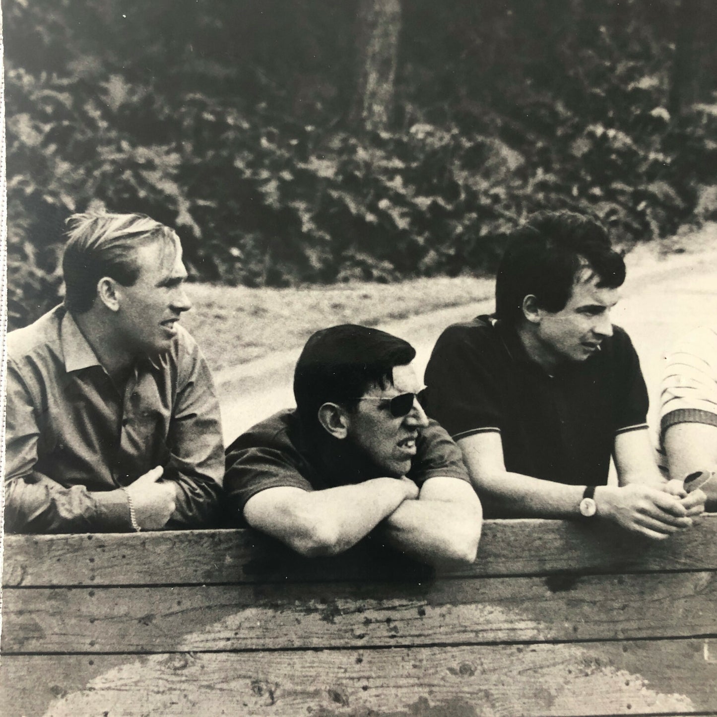 1966 Barcelona Formula III Car Racing Photo Photograph - Fans Watching Race 