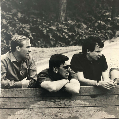 1966 Barcelona Formula III Car Racing Photo Photograph - Fans Watching Race 