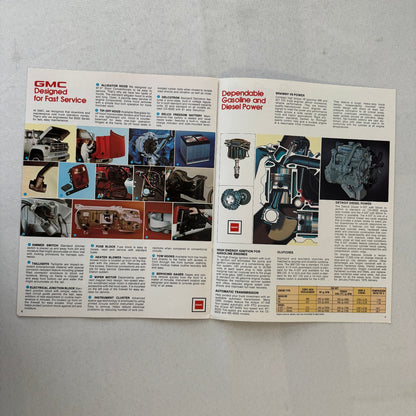 GMC 97.5 Conventional Series Truck Sales Brochure Catalog 6500 Series Vintage