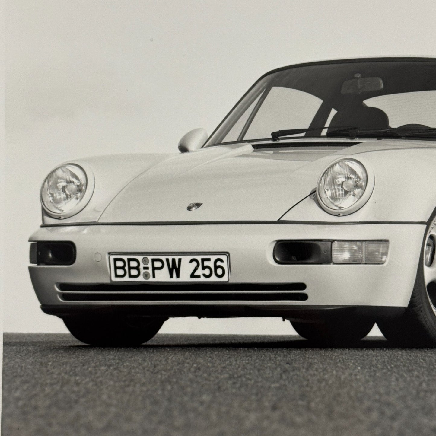 Porsche 911 Carrera RS Car Factory Press Photo Photograph Print Vintage