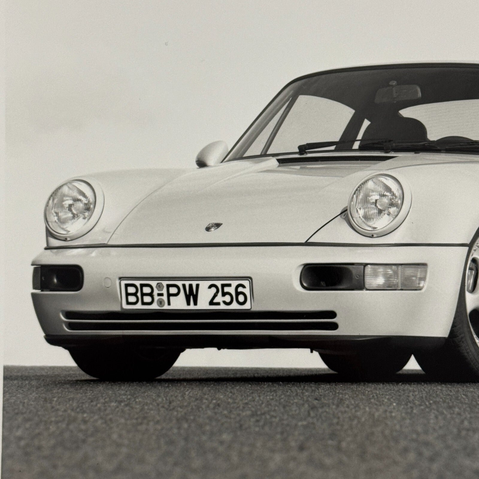 Porsche 911 Carrera RS Car Factory Press Photo Photograph Print Vintage