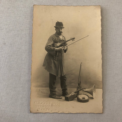 Circus Clown Performer Photo Postcard Real Photo Postcard RPPC