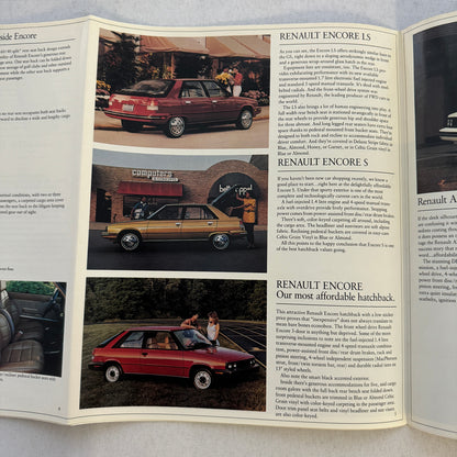 Renault Car Sales Brochure Catalog Encore Hatchback Alliance Sedan Convertible