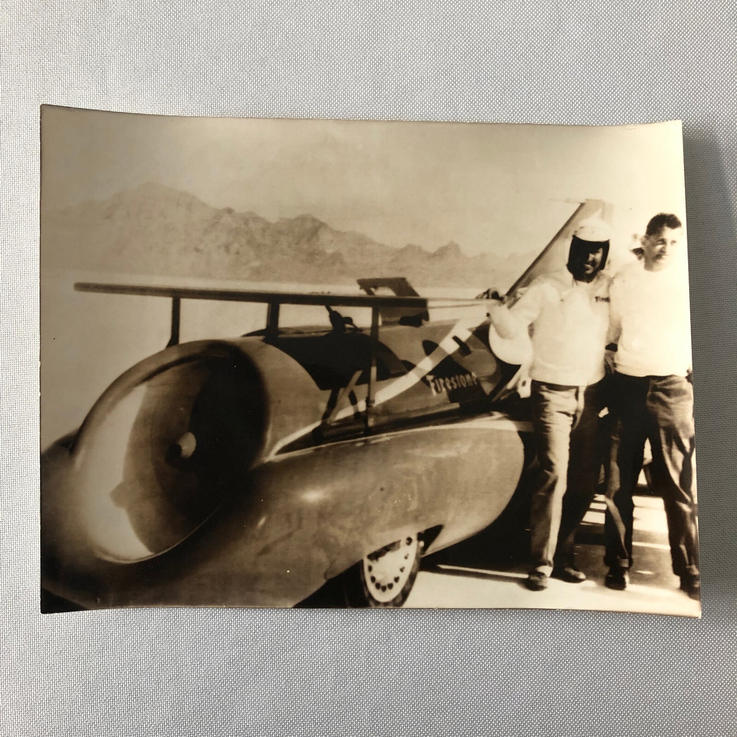 1964 Art Arfons Green Monster Land Speed Record Car Press Photo Bonneville Salt 