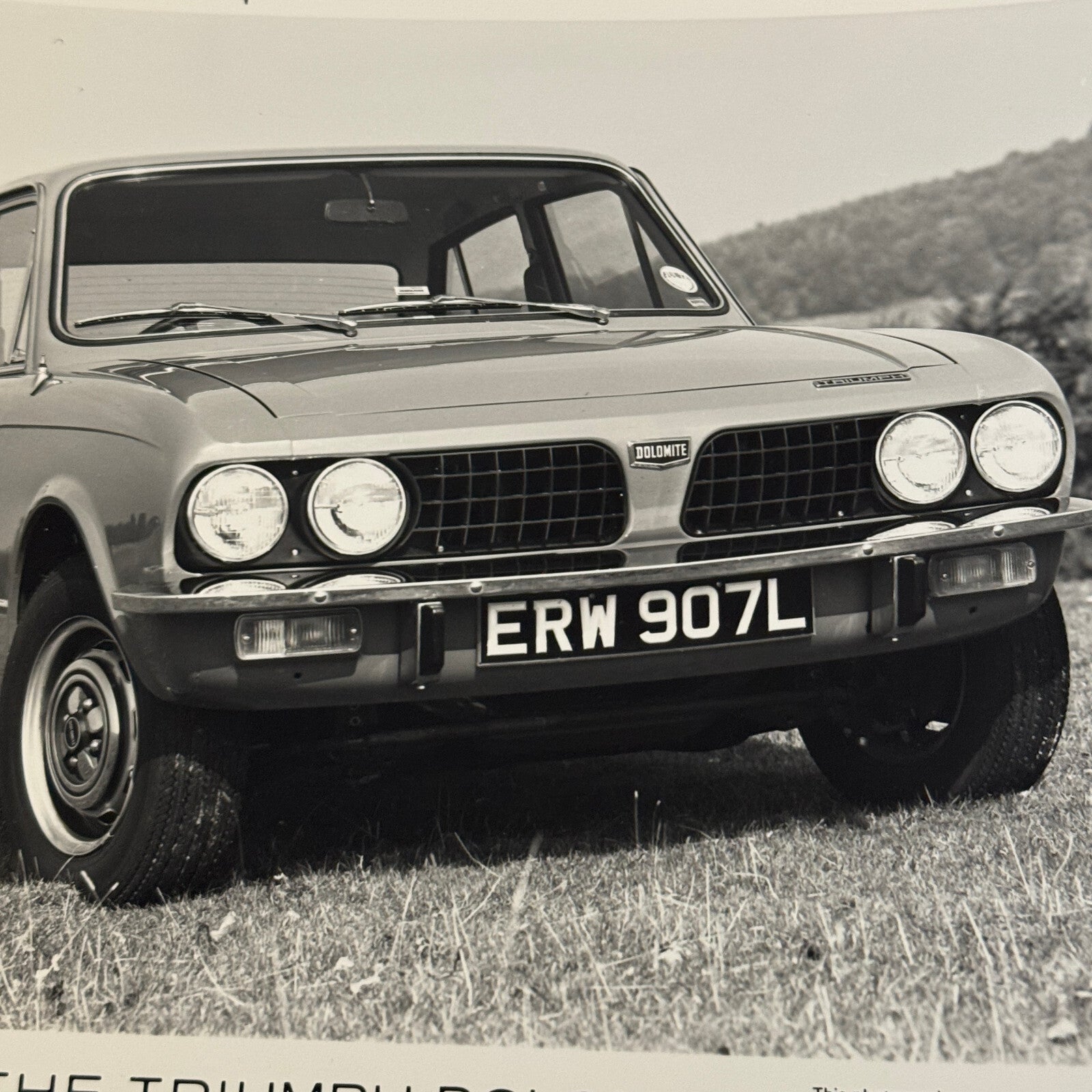 Triumph Dolomite Car Factory Press Photo Photograph Print 1973