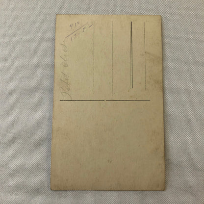 Circus Performer Girl Child on Bicycle Real Photo Postcard Post Card RPPC