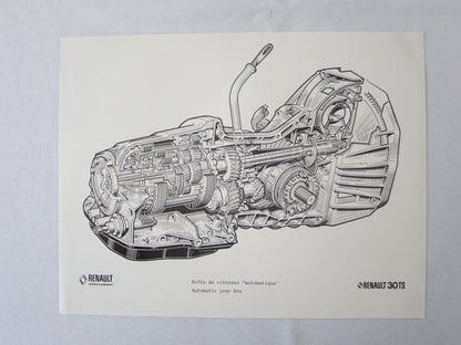 1977 Renault 30TS Press Kit Brochure Photos 30 TS Car