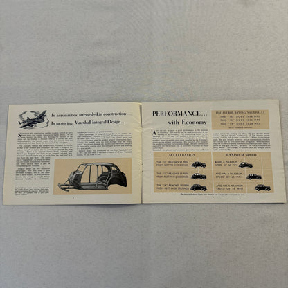 Vauxhall Car Sales Brochure Catalog Advertising 10HP 12HP 14 HP 10 12 14 Vintage