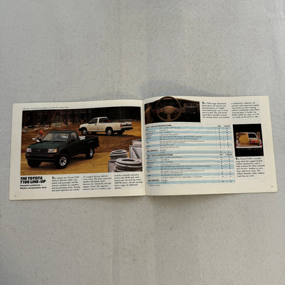 1993 Toyota Sales Brochure Catalog Previa Paseo MR2 Celica 4Runner T100 Pickup