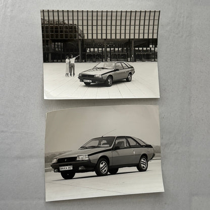 Renault Fuego Vintage Press Kit Brochure Photos 1980 GERMAN Text