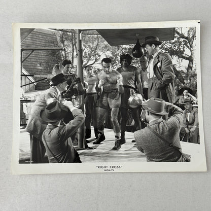 Vintage Movie Press Photo Photograph Right Cross MGM TV Boxing Boxer
