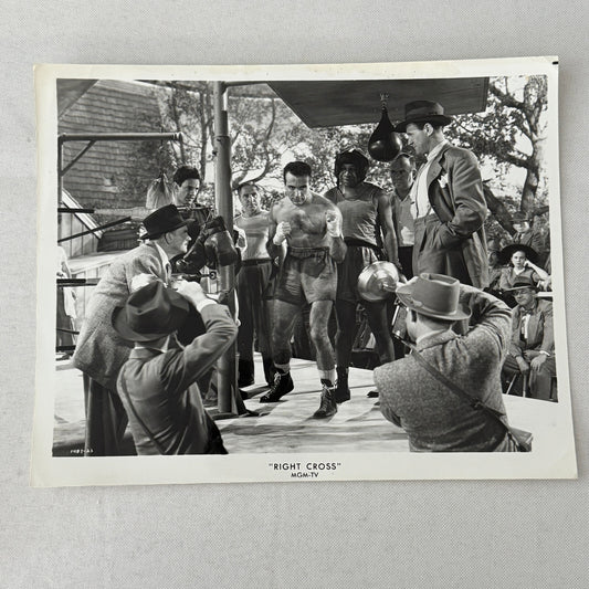 Vintage Movie Press Photo Photograph Right Cross MGM TV Boxing Boxer