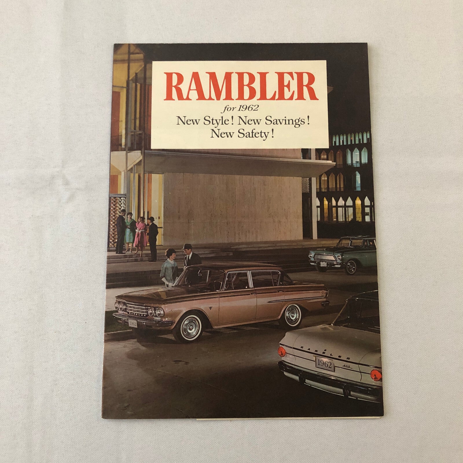 1962 Rambler Car Sales Brochure Catalog Classic Ambassador American Convertible