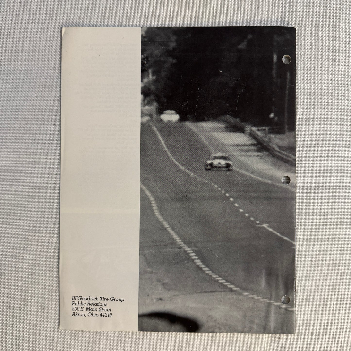 BF Goodrich Tire RACING Sales Brochure Catalog Baja 1000 IMSA LeMans Rally