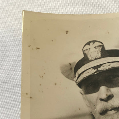 Press Photo Photograph Admiral Jos M Reeves Commander of Battle Force Underwood