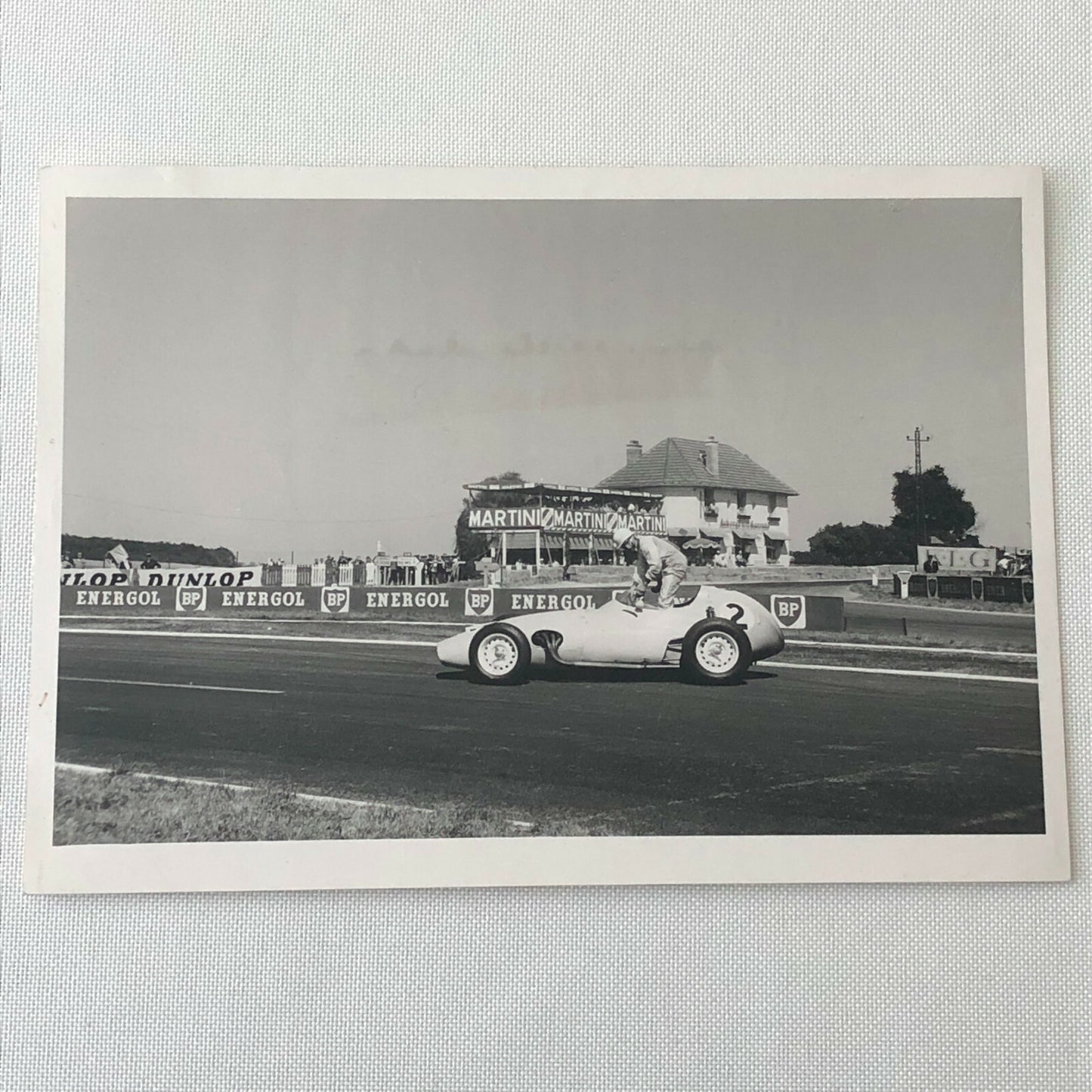 Vintage Stirling Moss Grand Prix Racing Photo Photograph Bernard CAHIER 