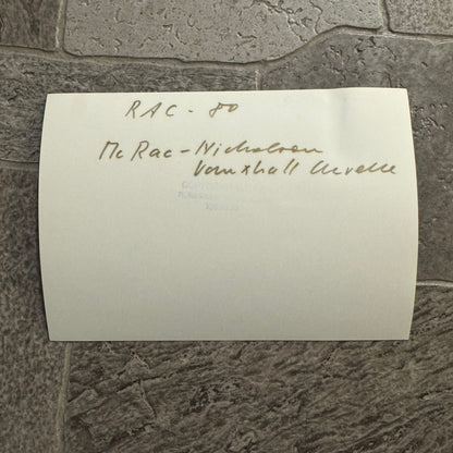 1980 RAC Rally Rallye Car Racing Photo Photograph Vauxhall Chevette Vintage Car