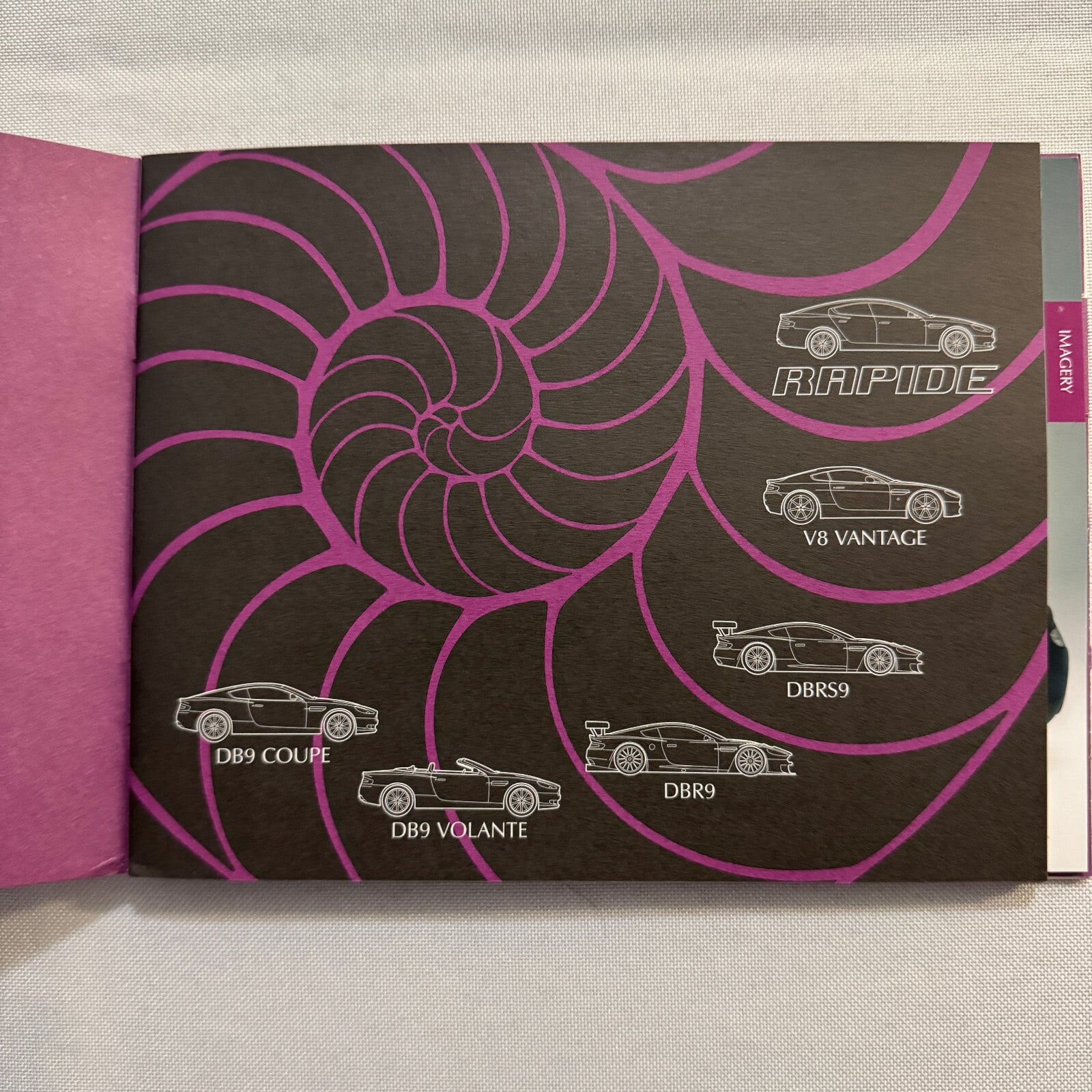 Aston Martin Rapide Car Press Kit Brochure with Photo CD DB9 DBR9 V8 Vantage