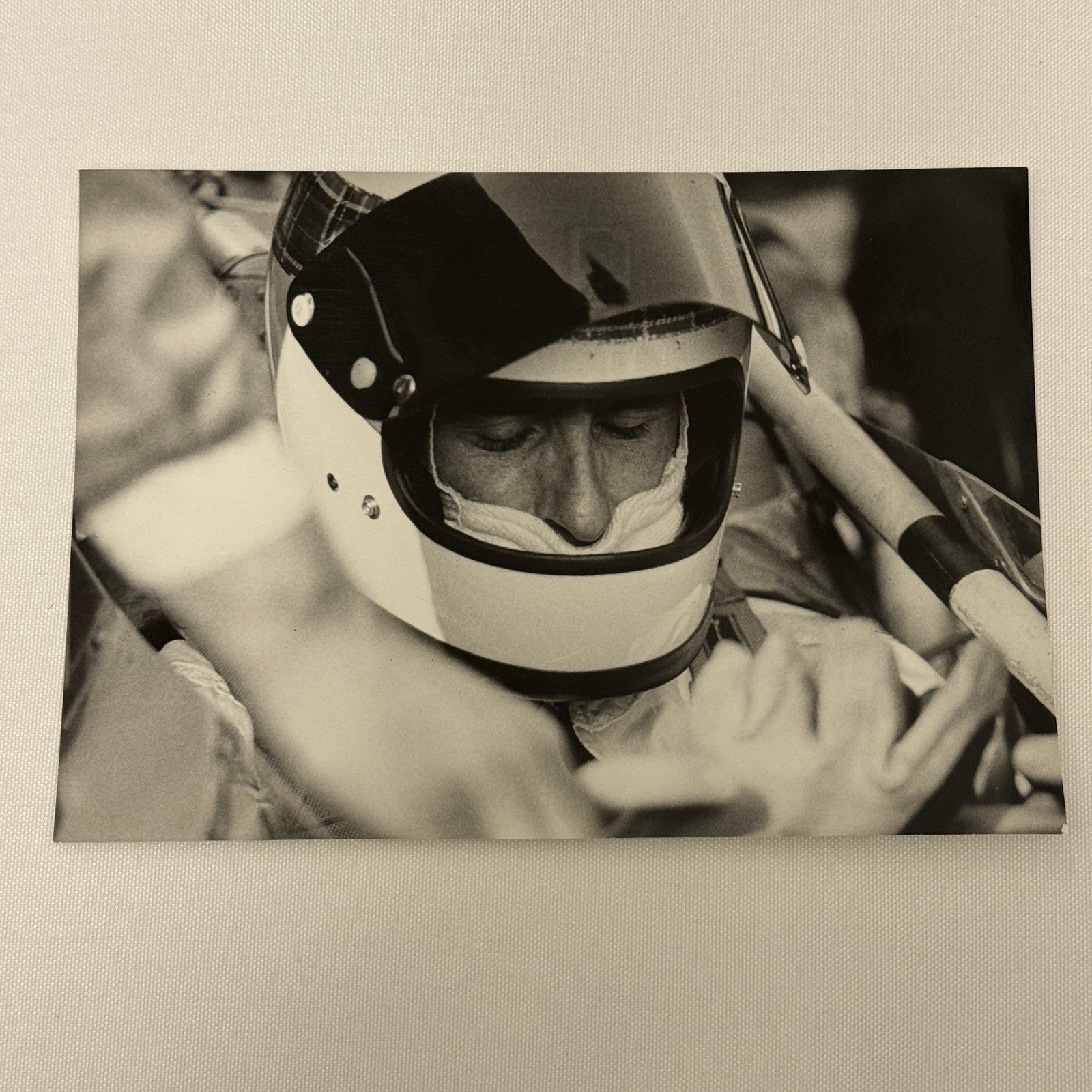 Vintage Racing Photo 1969 German Grand Prix Jackie Stewart Motorsport Photograph