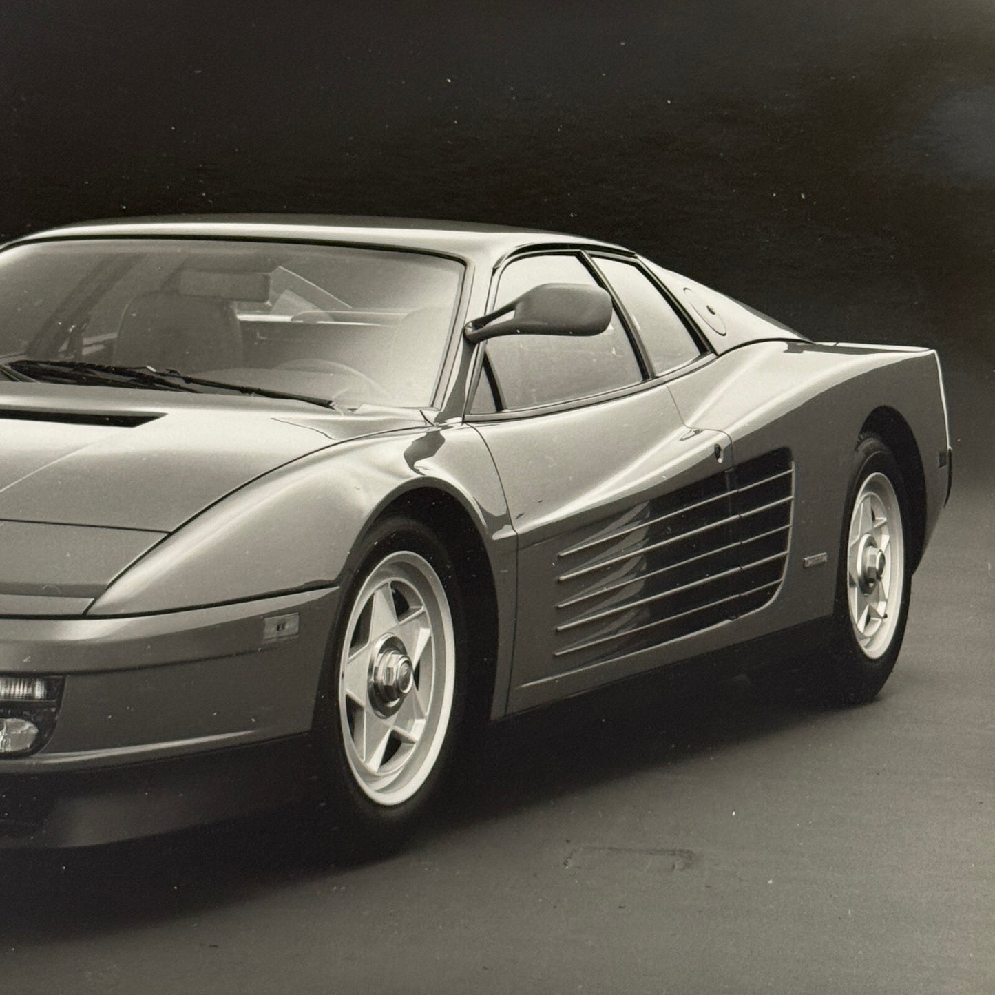 Ferrari Testarossa Car Factory Press Photo Photograph Print