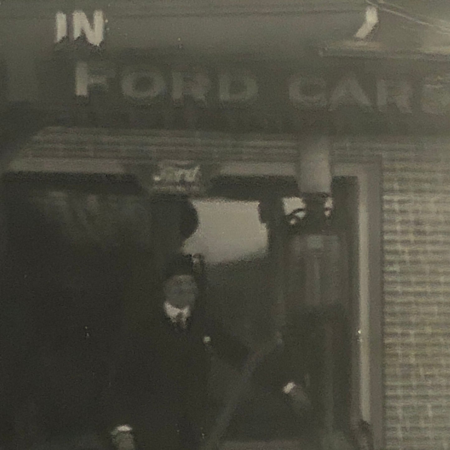 Vintage Ford Car Automobile Service Station Photo Photograph Print