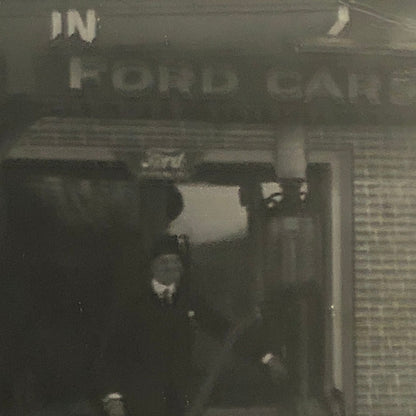Vintage Ford Car Automobile Service Station Photo Photograph Print