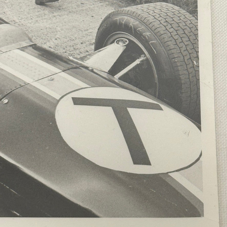 Vintage Racing Photo Oulton Park Gold Cup 1967 Driver and Child Car Motorsport