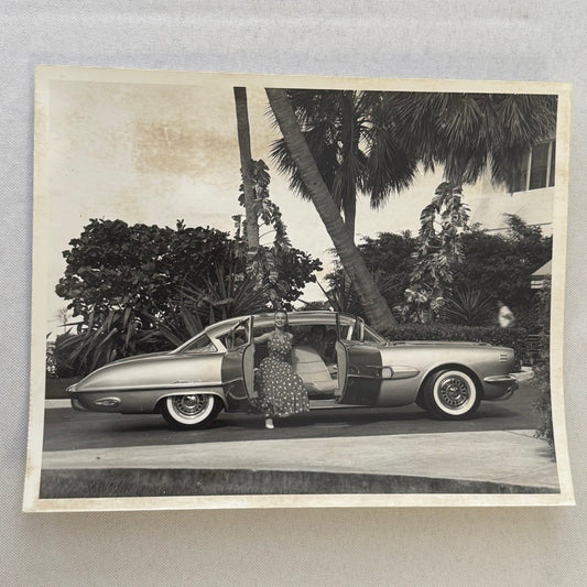 Concept Car Photograph 1954 Pontiac Strato Streak X11501-8 Car Modern Print