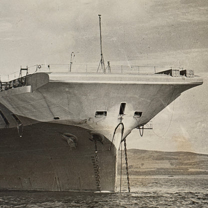 British Navy Aircraft Carrier Ship Boat HMS Implacable Press Photo Photograph