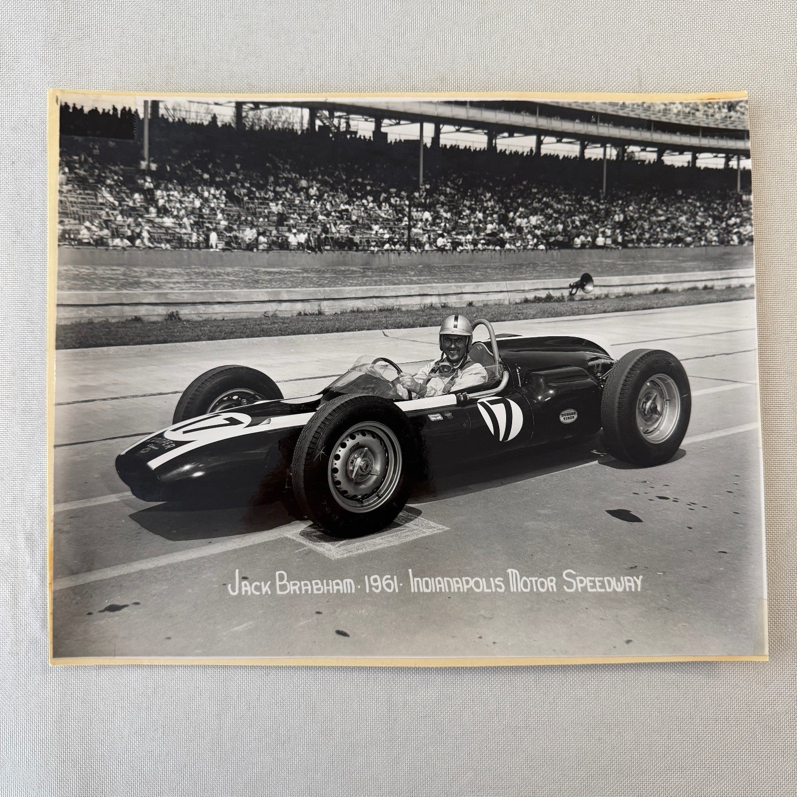 1961 Jack Brabham Racing Photo Indianapolis Motor Speedway Indy Photograph