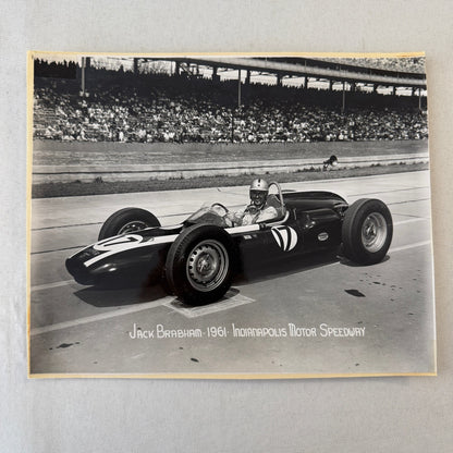 1961 Jack Brabham Racing Photo Indianapolis Motor Speedway Indy Photograph