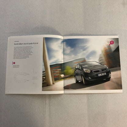 2014 Kia Venga Car Sales Brochure Catalog with Price List GERMAN Market