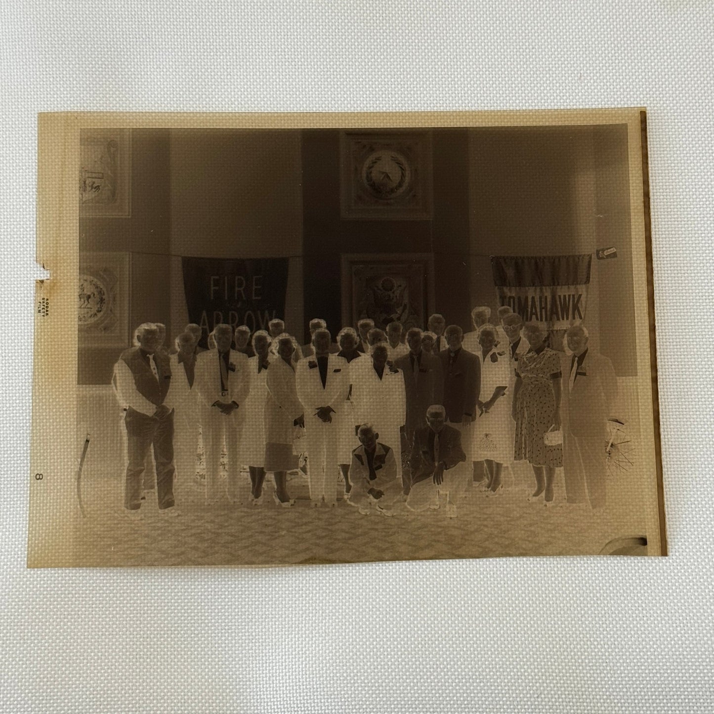 Indian Motorcycle Dealership Vintage Photo Negative and Print