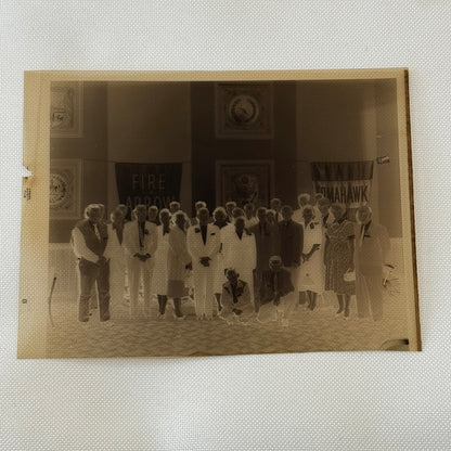 Indian Motorcycle Dealership Vintage Photo Negative and Print