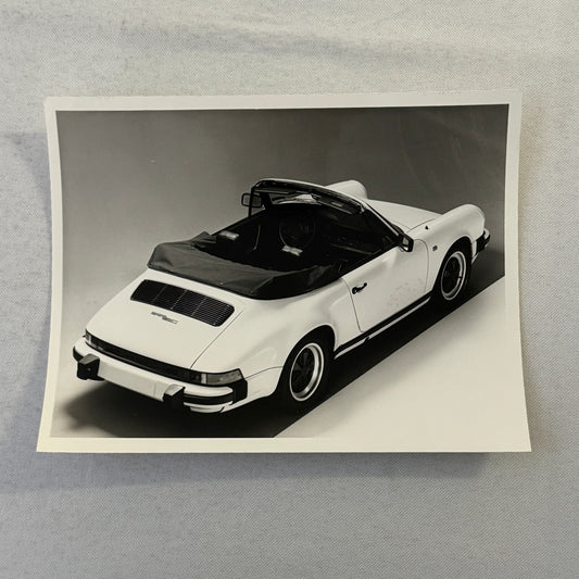 Porsche 911 SC Cabriolet Convertible Car Factory Press Photo Photograph