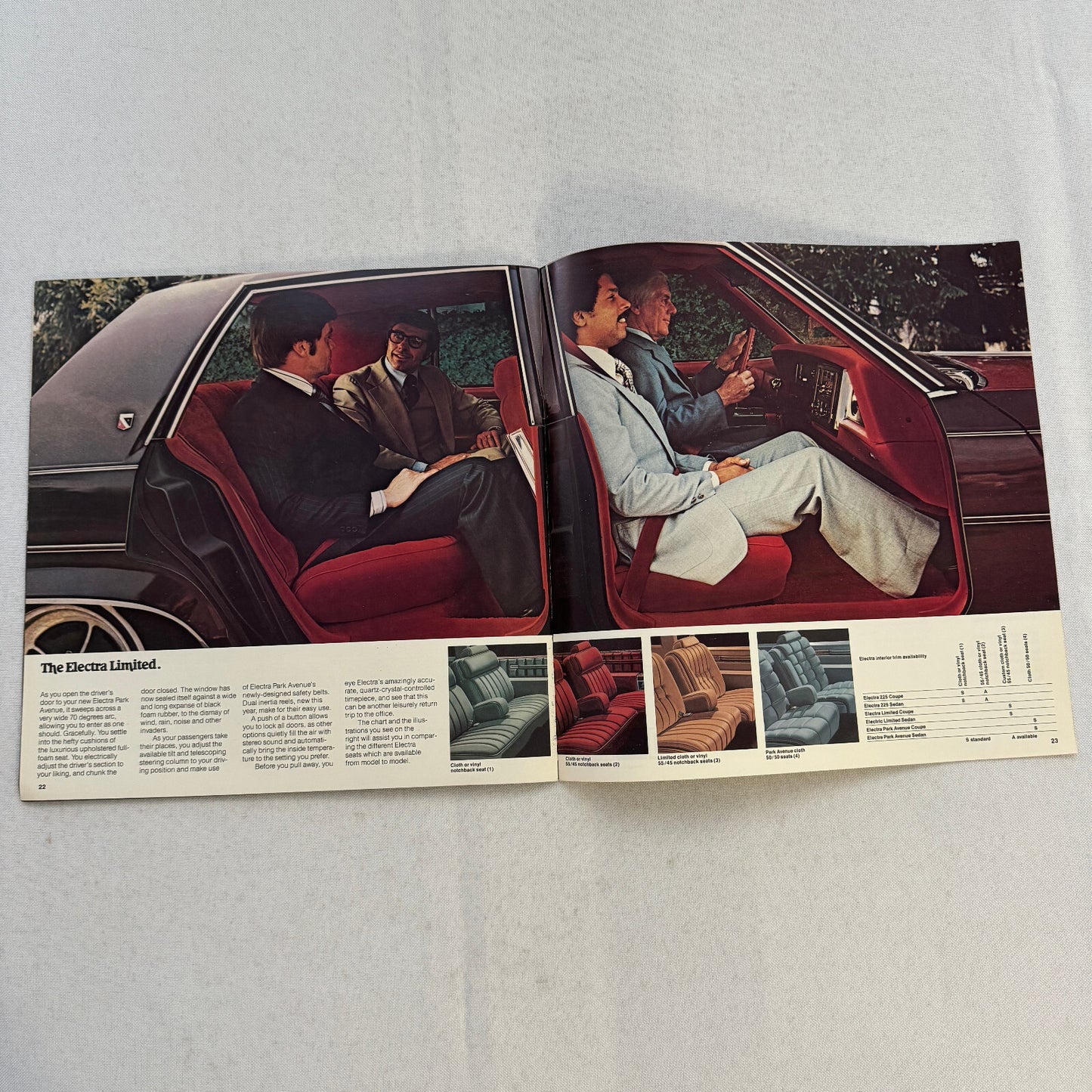 1979 Buick Sales Brochure Catalog LeSabre Electra Riviera